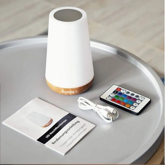 13 kleur veranderende nachtlampje afstandsbediening touch usb oplaadbare rgb nachtlamp dimbare lamp draagbare tafelbedlampje 4