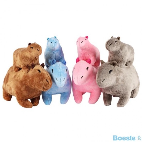17cm kawaii zacht capibara knuffels baby capibara pop knuffels voor kinderen kinderen dier pluche bar plushies