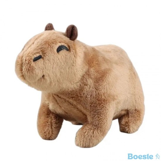 18cm simulatie capybara knuffel pluizige capibara pop zacht knuffeldier speelgoed kids verjaardagscadeau speelgoed home room decor 2