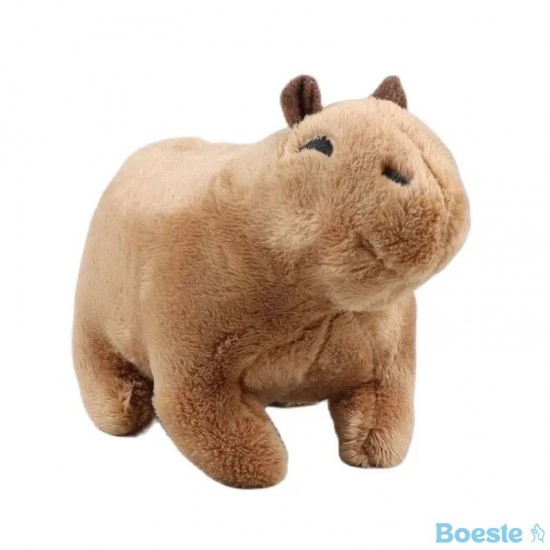 18cm simulatie capybara knuffel pluizige capibara pop zacht knuffeldier speelgoed kids verjaardagscadeau speelgoed home room decor 3