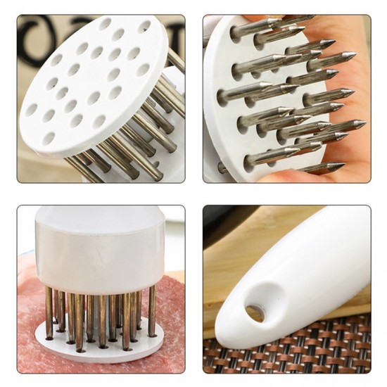 1inw21 pins rvs vlees puncher multi naald tenderizer steak hamer piercing losse kloppend keuken accessoires voor