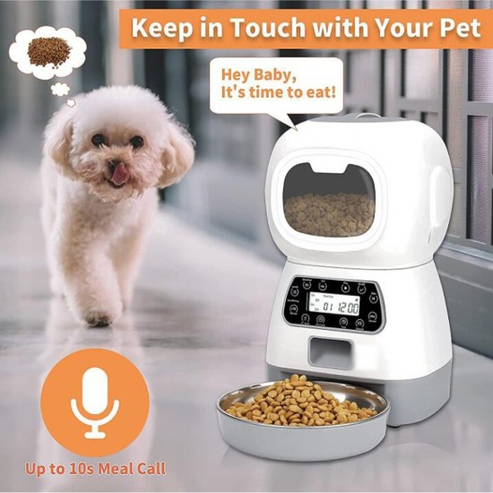 2y3fnieuwe pet feeder huisdier dispenser voor kat en hond reizen supply automatische smart slow feeder dispenser