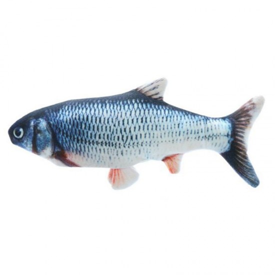 30cm kat speelgoed vis usb elektrische opladen simulatie dansen springen moving floppy vis kat speelgoed elektronische