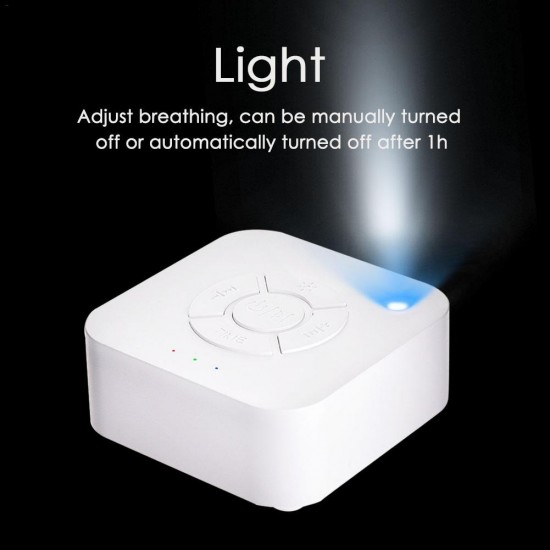 5oigwitte ruis machine usb oplaadbare getimede uitschakeling sleep sound machine voor slapen ontspanning voor baby volwassen