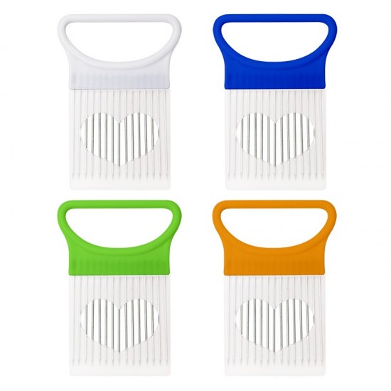 6szfroestvrij staal ui naald vork grenen vlees naald groente fruit slicer tomaat cutter cutting houder keuken