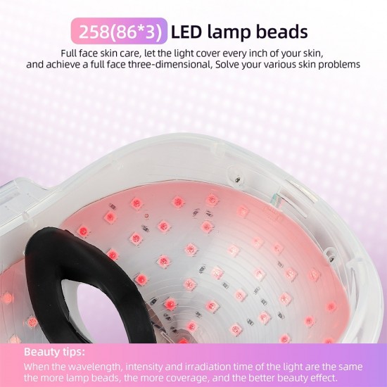 9fdzems verwarming therapie 7 kleuren led photon gezichtsmasker microcurrent skn draai ems masker draadloze gebruik anti