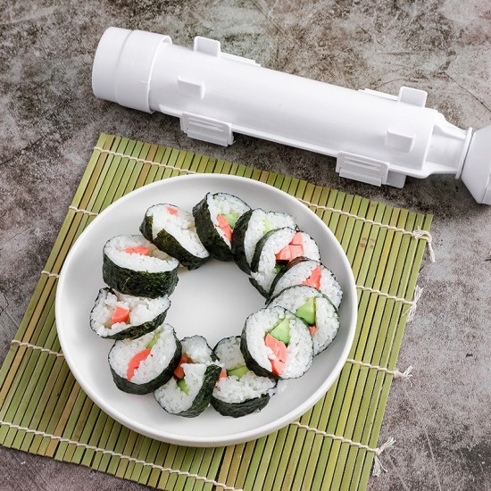 B0etquick sushi maker roller rice mold groente vlees rolling gadgets sushi apparaat maken machine keuken ware 0