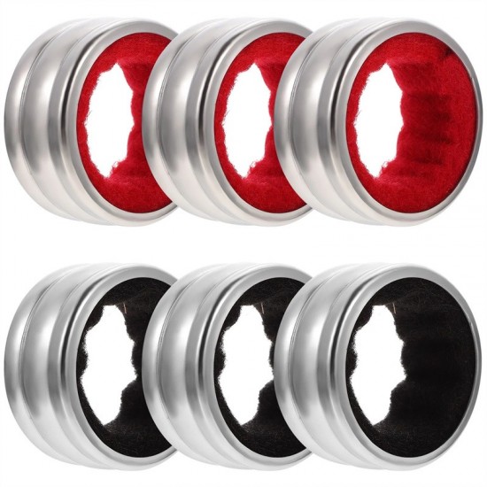 Bhbsroestvrij staal wijnfles halsbanden drip ring fluwelen gevoerd anti overflow wijn drip catcher voor thuis bar