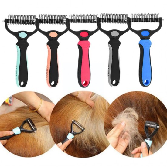 Boeste huisdier verzorgingsborstel  ontklikt met alle kleuren