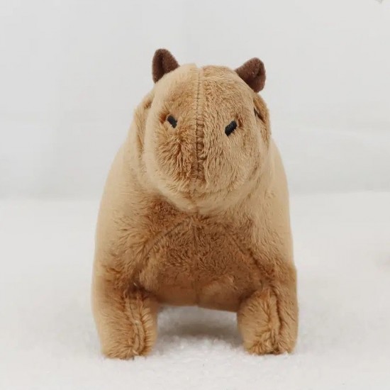 Czqt18cm simulatie capybara knuffel pluizige capibara pop zacht knuffeldier speelgoed kids verjaardagscadeau speelgoed home room decor