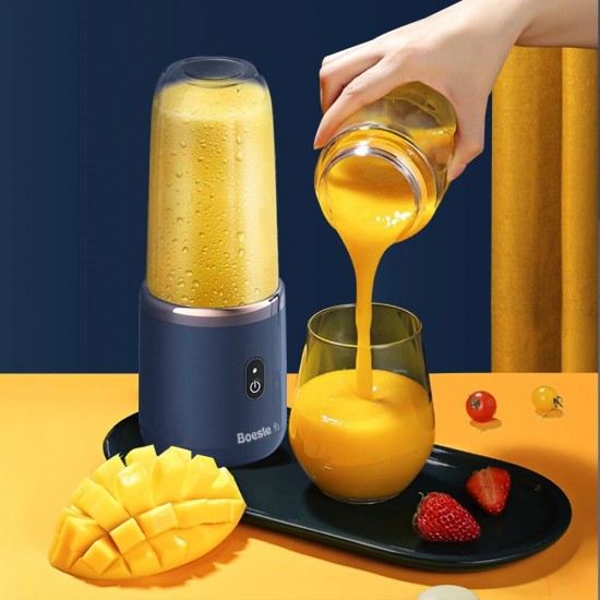 Draagbare blender voor shakes en smoothies 6 messen juicer cup voor usb oplaadbare persoonlijke blender met