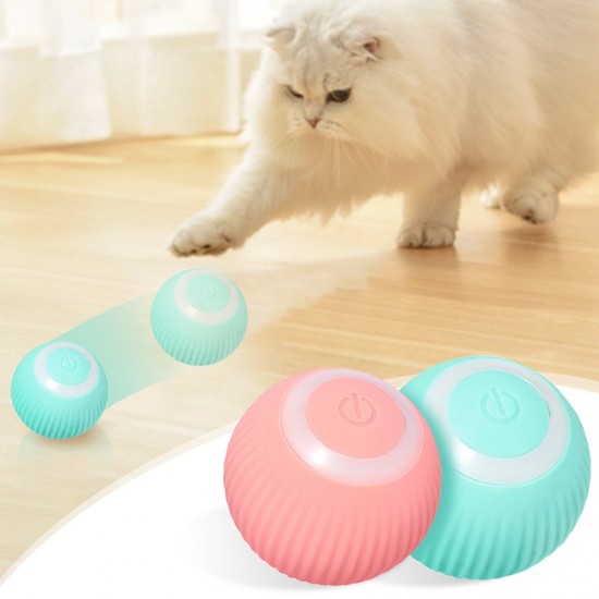 Enxwsmart elektrische kat bal speelgoed automatische rolling kat speelgoed voor katten training self moving kitten speelgoed