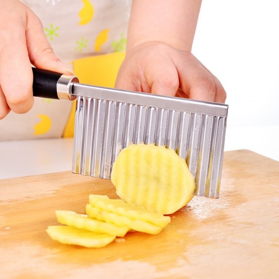 Etoecreatieve multifunctionele aardappel mes aardappel flarden golvend mes slicer keuken aardappel snijmachine frieten groente snijders gereedschap