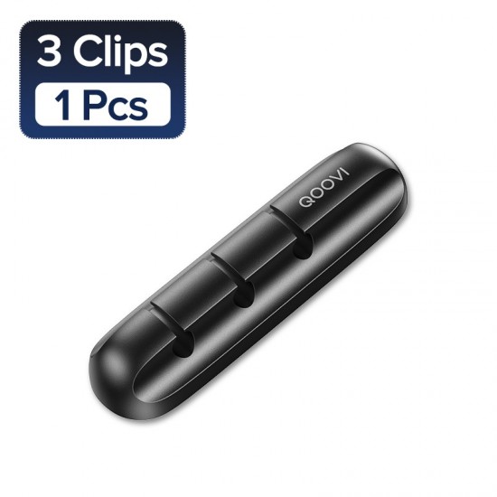 Hh1kqoovi kabelorganisatiesysteem beheer draad houder flexibele usb kabel winder tidy silicone clips voor muis toetsenbord oortelefoon