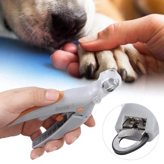 Huisdier nagelknipper schaar pet hond kat nail toe claw schaar led light nail trimmer katten honden