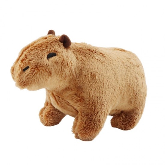 Itwf18cm simulatie capybara knuffels knuffel pluizige capybara doll soft toy kid verjaardag kerstcadeau speelgoed thuis kamer