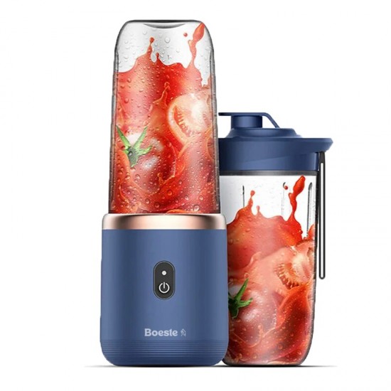 Kleine elektrische juicer 6 blades draagbare juicer cup juicer vruchtensap cup automatische smoothie blender ice crushcup