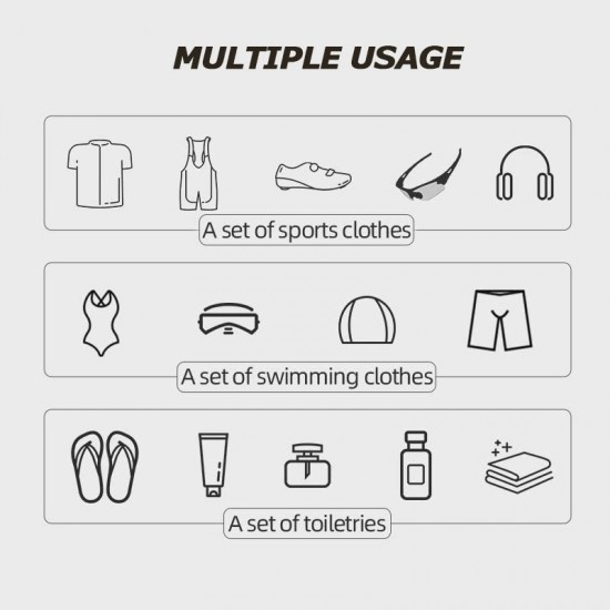 M5df2l waterdichte dry bag pack sack zwemmen rafting vissen boaring kajakken rivier trekking drijvende zeilen opslag