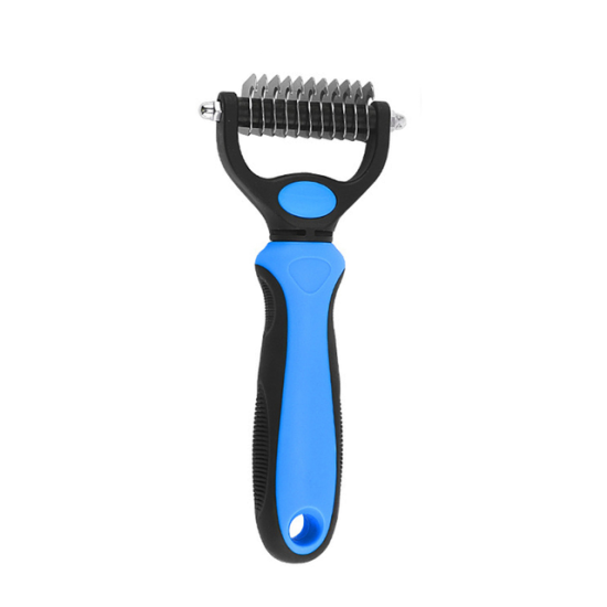 Pajlhond deshedding borstel professionele huisdier shedding borstel voor honden katten bontknoop snijder dubbelzijdige pet grooming schone