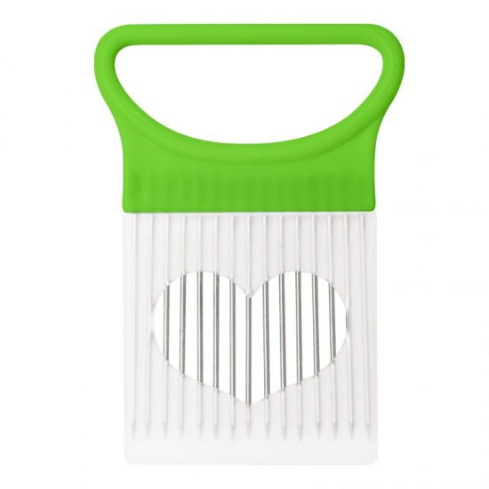 Tfmoroestvrij staal ui naald vork grenen vlees naald groente fruit slicer tomaat cutter cutting houder keuken