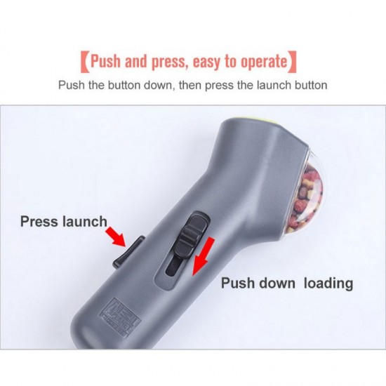 Ubfjhond interactieve training speelgoed huisdier snack catapult launcher outdoor strand speelgoed hond kat behandelen launcher snack