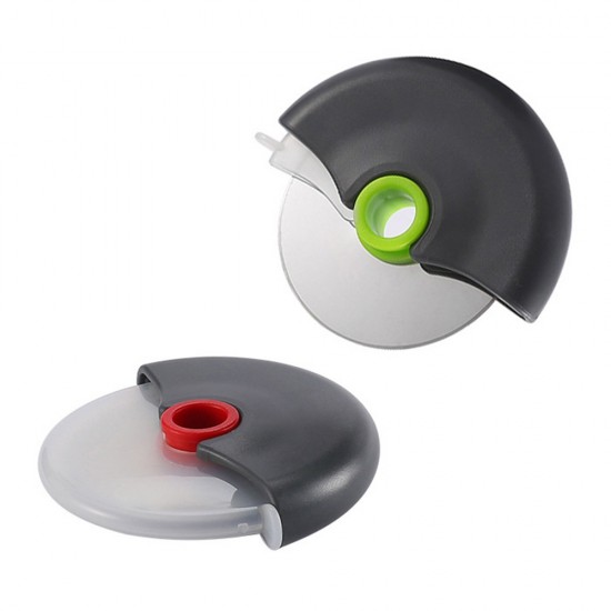 Ujrjpizzasnijder ronde wiel mes voor pizza met deksel roulette roller deeg pizza slicer cutter bakken keuken