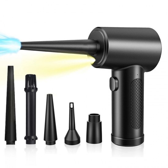 Umez51000 rpm draadloze luchtstofdoek persluchtblazer elektrische draadloze luchtpistool computer toetsenbordcamera reiniging stofblaaspistool