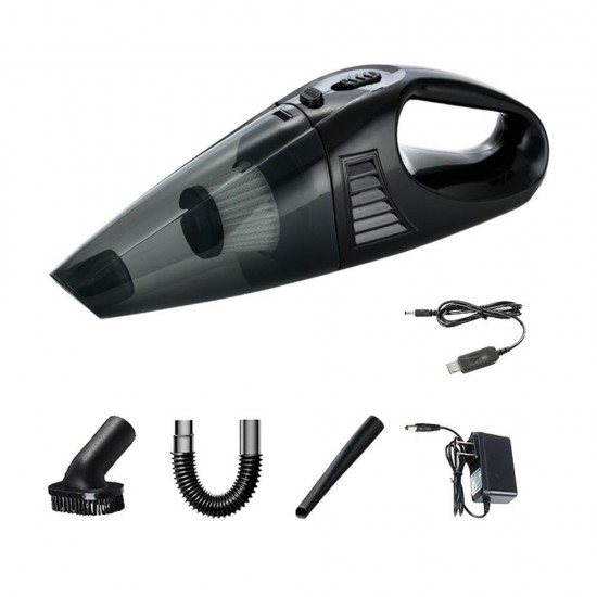Vfl8usb opladen 6000pa zuigkracht auto stofzuiger krachtige draadloze draagbare stofzuiger aangedreven door sigarettenaansteker