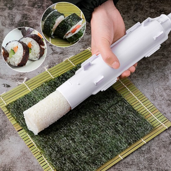 Vqirquick sushi maker roller rice mold groente vlees rolling gadgets sushi apparaat maken machine keuken ware 0