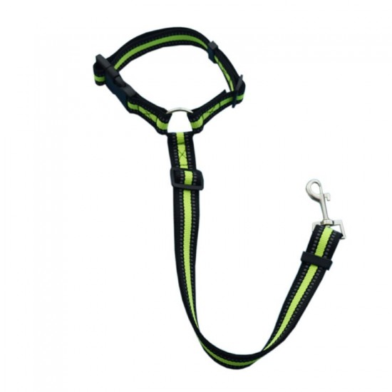 Xos3effen kleur twee in een huisdier autogordel nylon lead leash achterbank veiligheidsgordel verstelbare honden harnas kraag 0