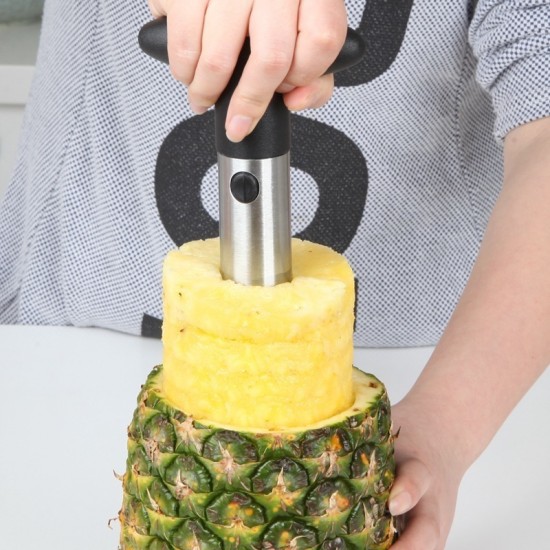 Zcwyananas slicer peeler snoeier cutter mes roestvrijstalen keuken fruit gereedschap kookgerei keuken accessoires keuken gadgets