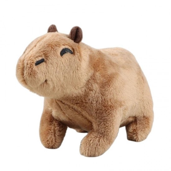 Zfci18cm simulatie capybara knuffel pluizige capibara pop zacht knuffeldier speelgoed kids verjaardagscadeau speelgoed home room decor