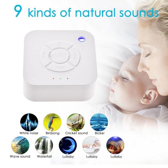 Zyhqwitte ruis machine usb oplaadbare getimede uitschakeling sleep sound machine voor slapen ontspanning voor baby volwassen